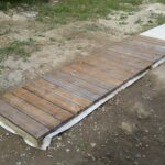 aménagement jardin : installation d'un plancher