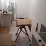 Travaux de bricolage, Installation d'une cuisine : le chantier
